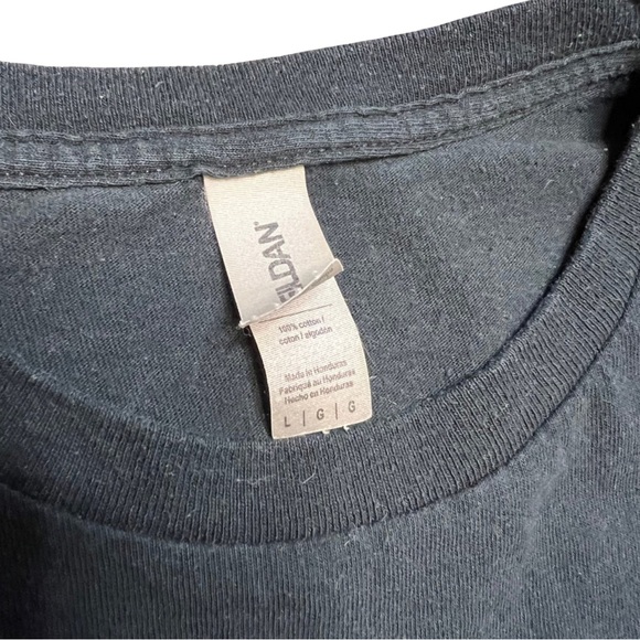 The World IS A Better Place With You In It Black Graphic T-Shirt Size Large - Picture 5 of 8